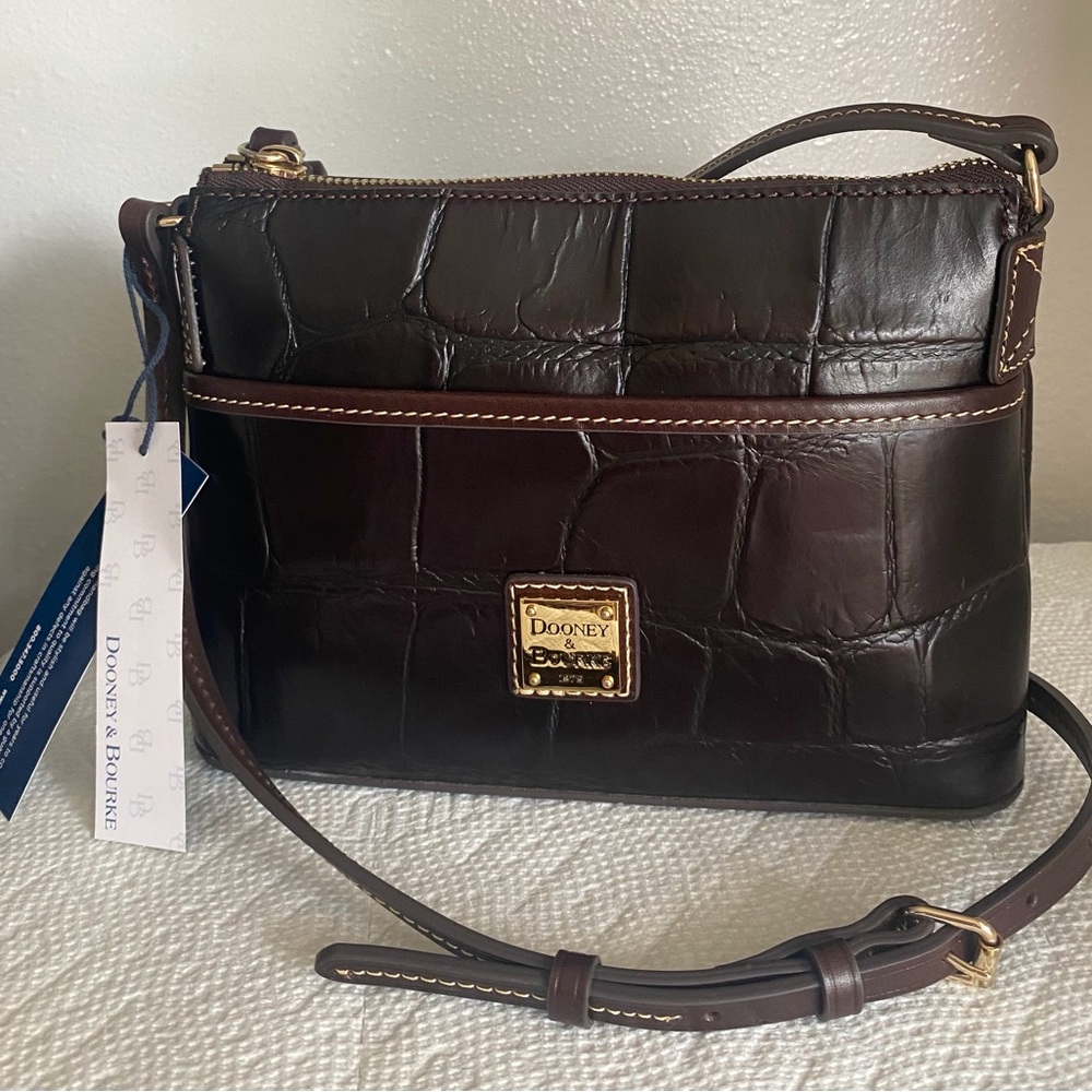 Dooney & Bourke Espresso Brown Crossbody Bag